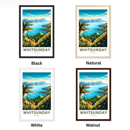 Whitsunday Travel Poster