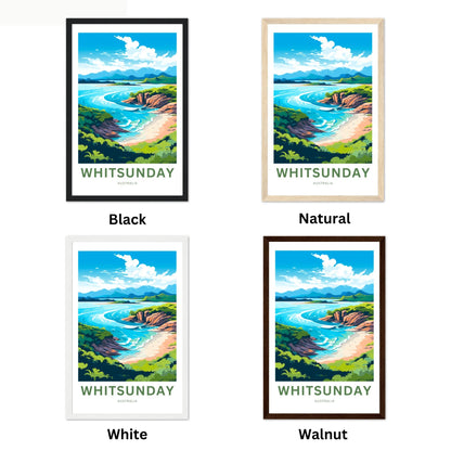 Whitsunday Travel Poster