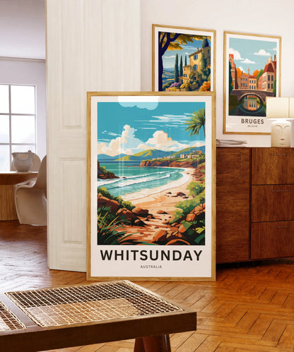 Whitsunday Travel Poster