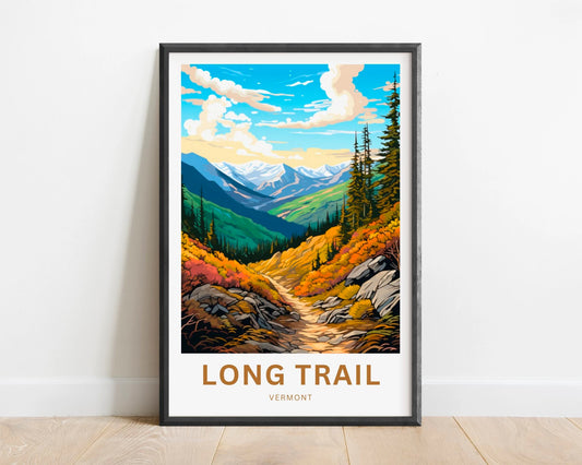 Long Trail Travel Poster