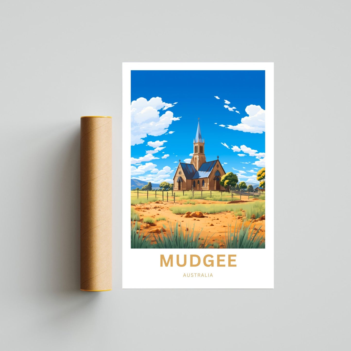 Mudgee Travel Poster