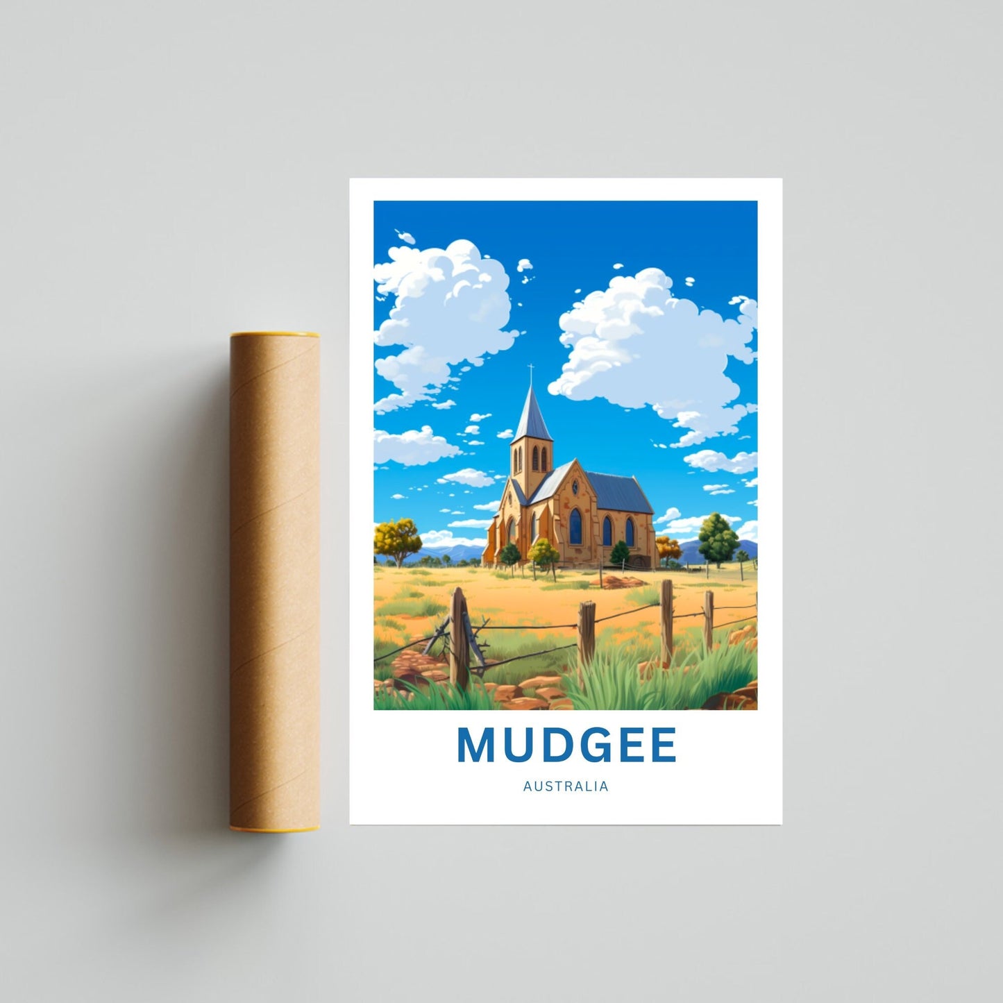 Mudgee Travel Poster