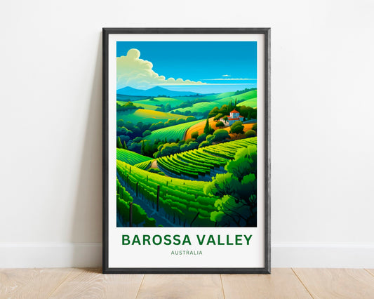 Barossa Valley Travel Poster