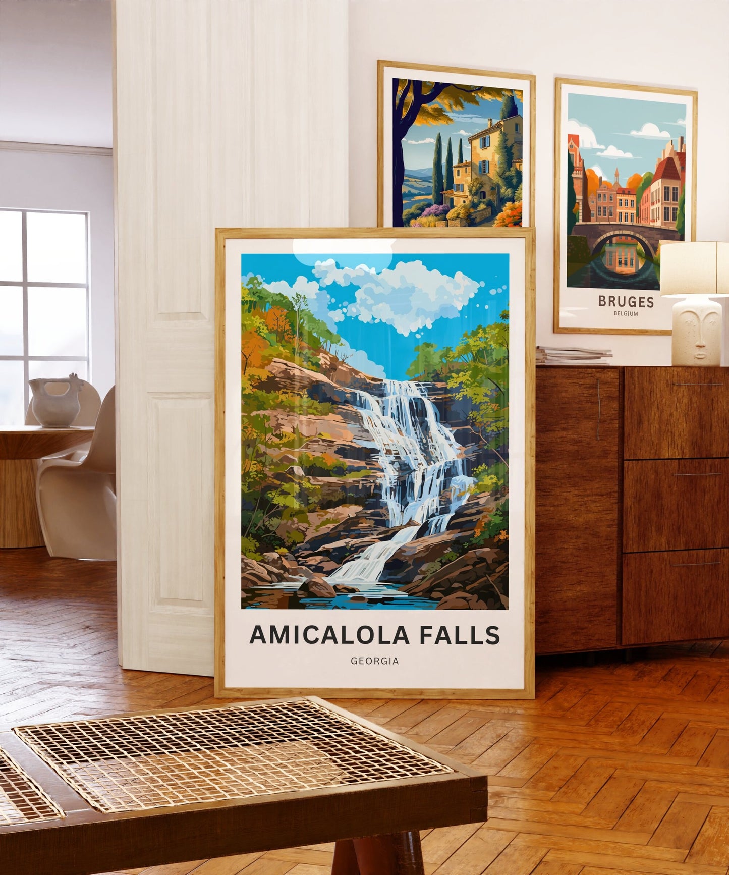 Amicalola Falls Travel Poster