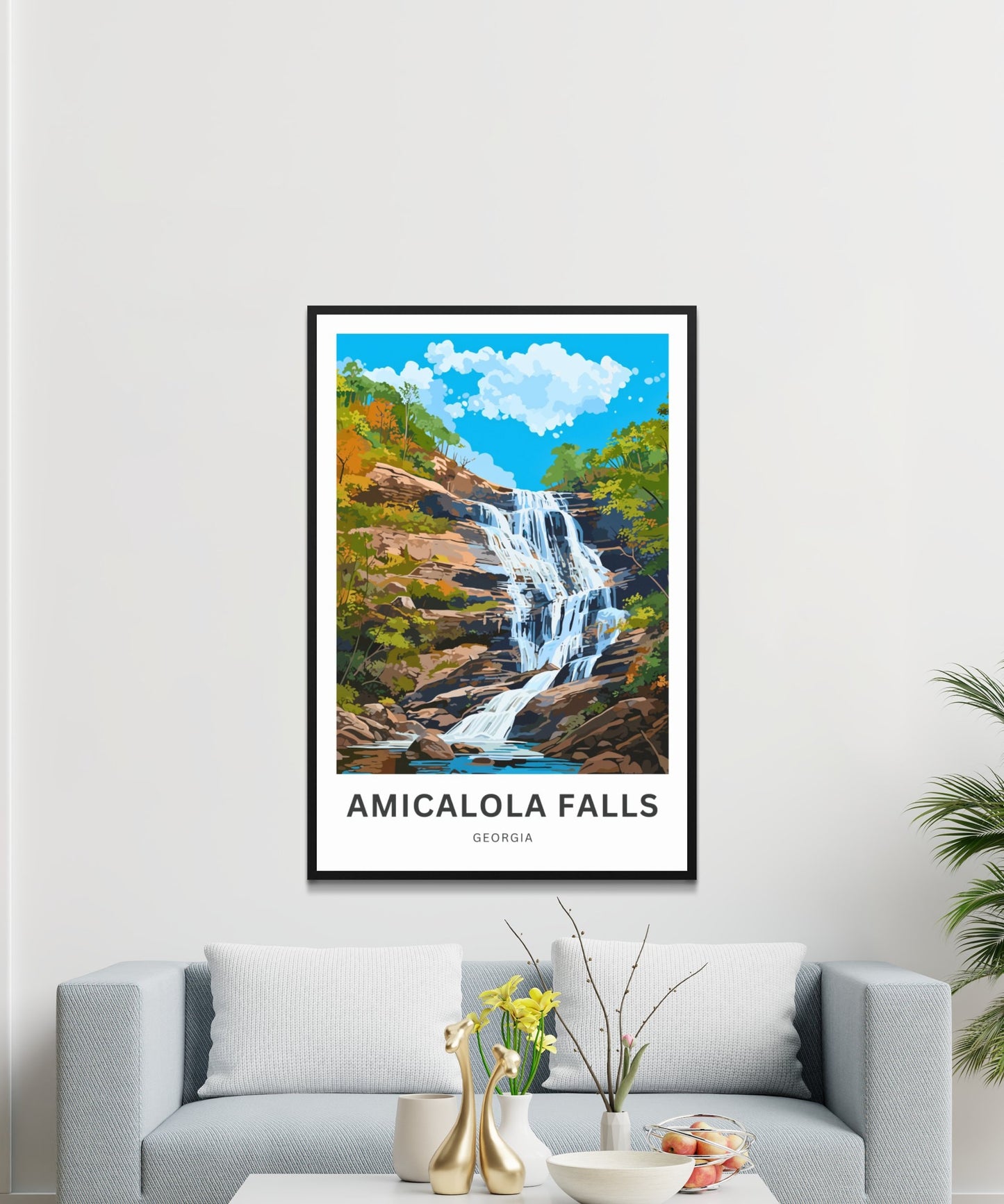 Amicalola Falls Travel Poster