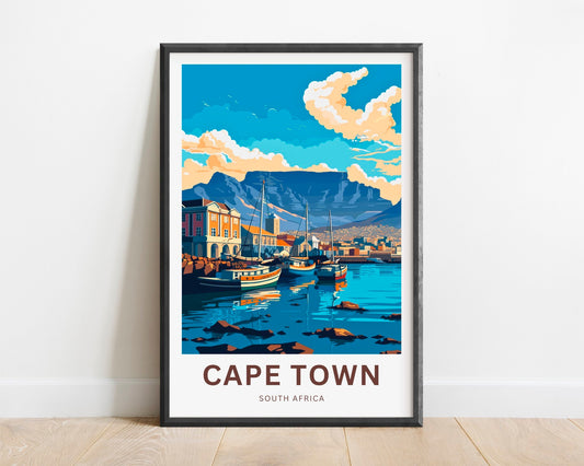 Cape Town Travel Poster