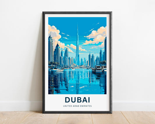 Dubai Travel Poster