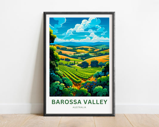 Barossa Valley Travel Poster