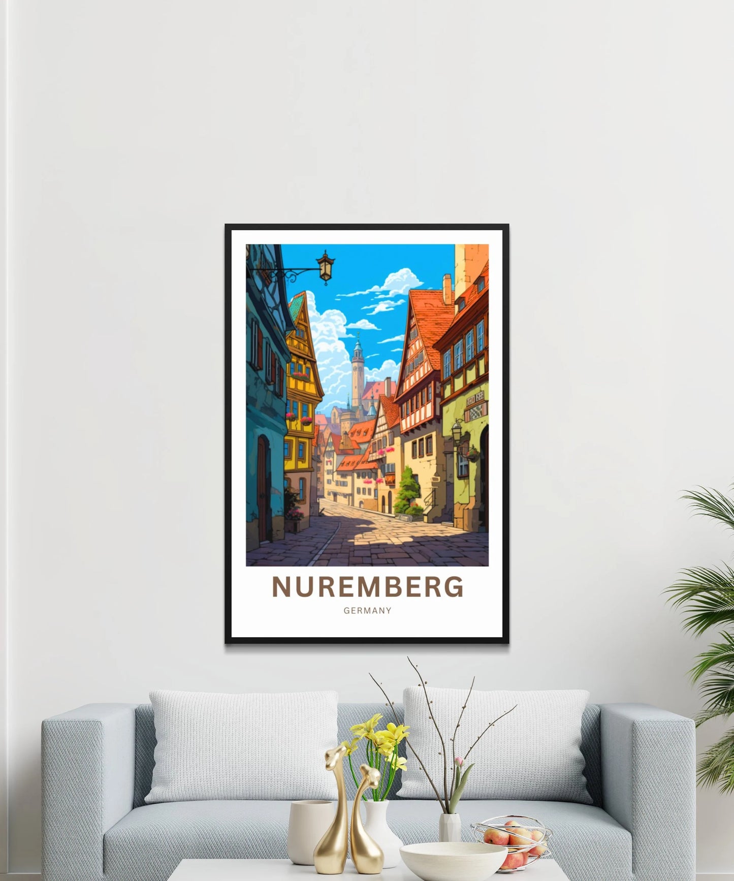 Nuremberg  Travel Poster