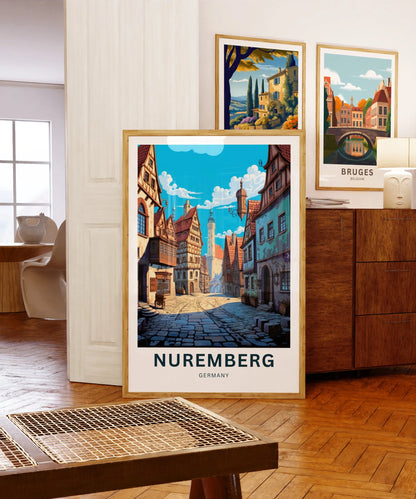 Nuremberg  Travel Poster