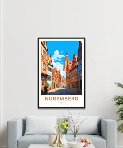 Nuremberg  Travel Poster