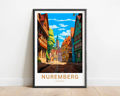 Nuremberg  Travel Poster