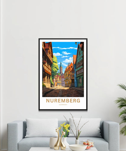 Nuremberg  Travel Poster