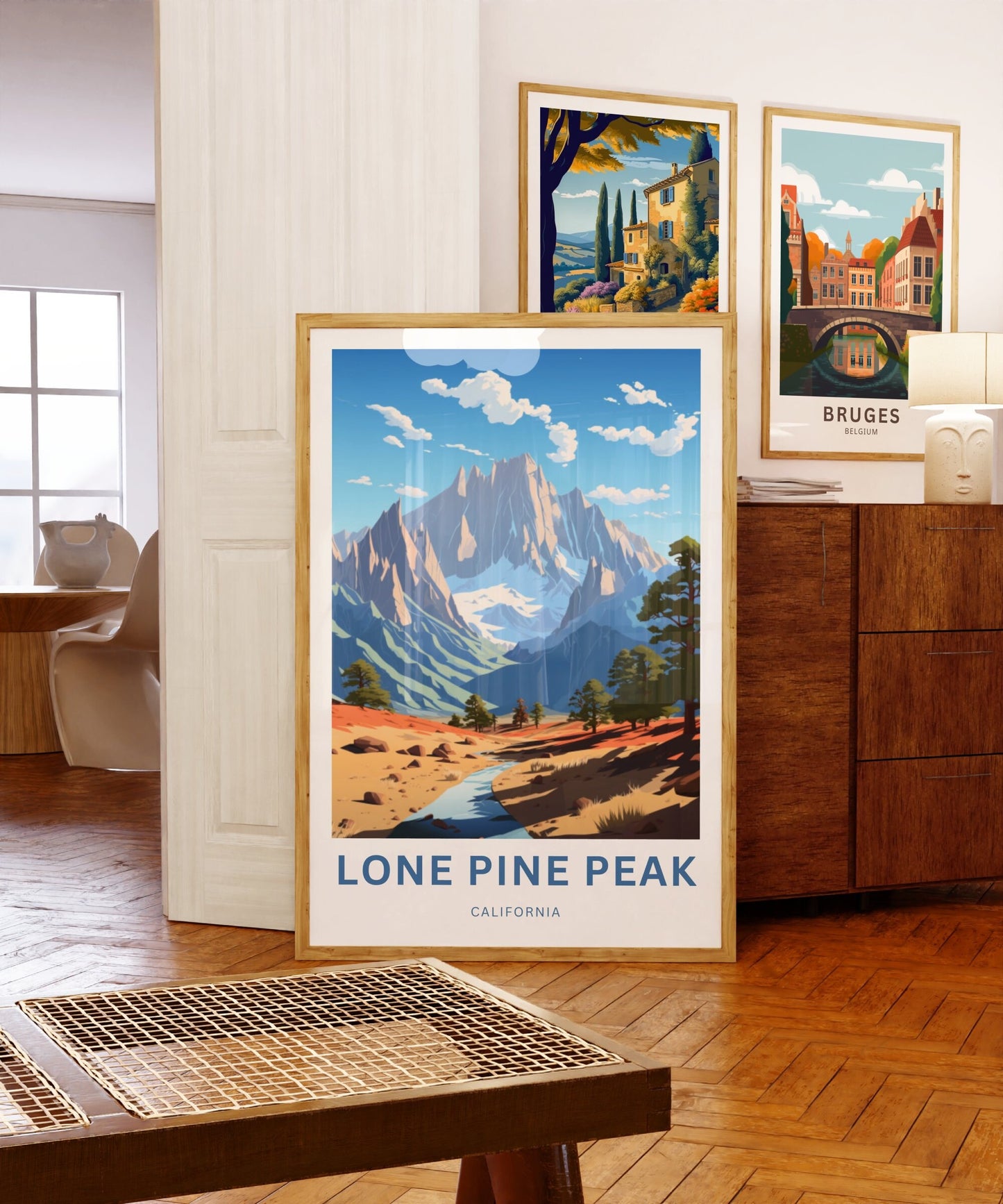 Lone Pine Peak Travel Poster