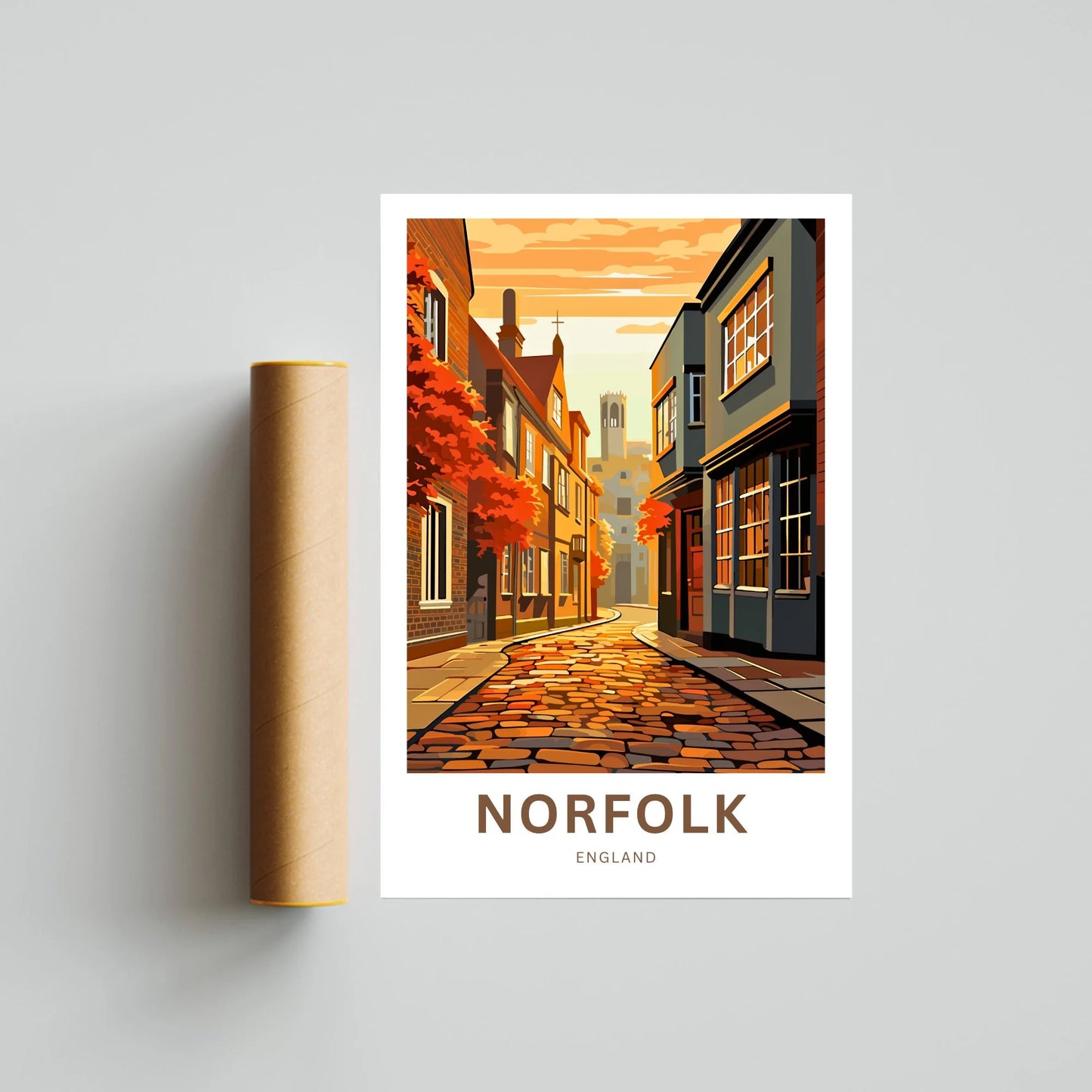 Norfolk  Travel Poster