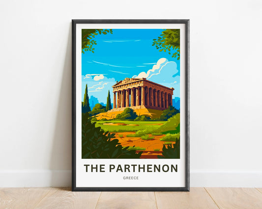 Parthenon Travel Poster