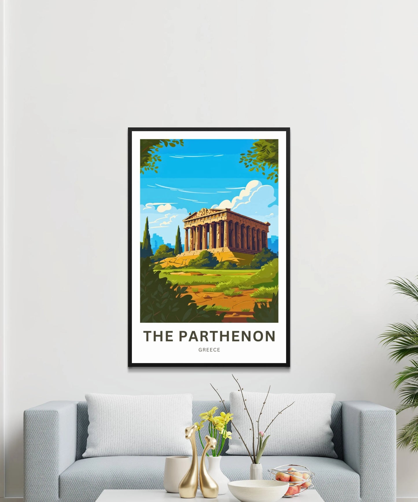 Parthenon Travel Poster