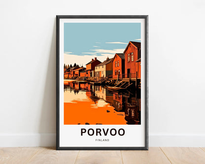 Porvoo Travel Poster