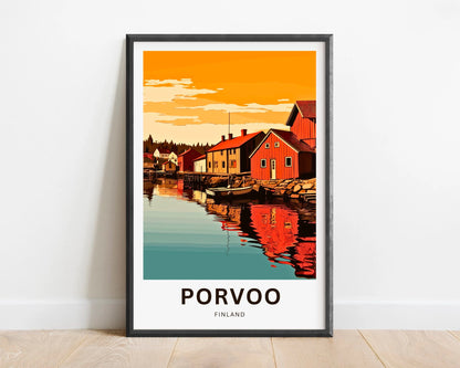 Porvoo Travel Poster