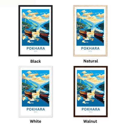 Pokhara Travel Poster