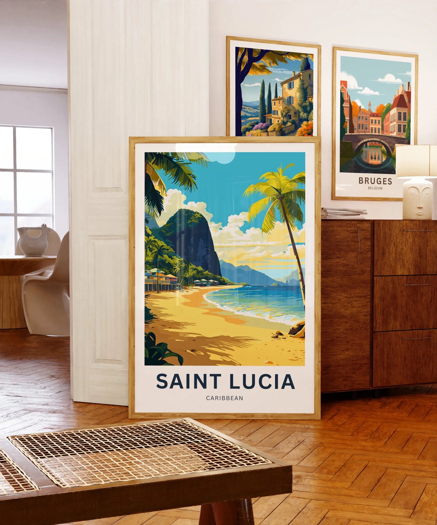 St. Lucia Travel Poster