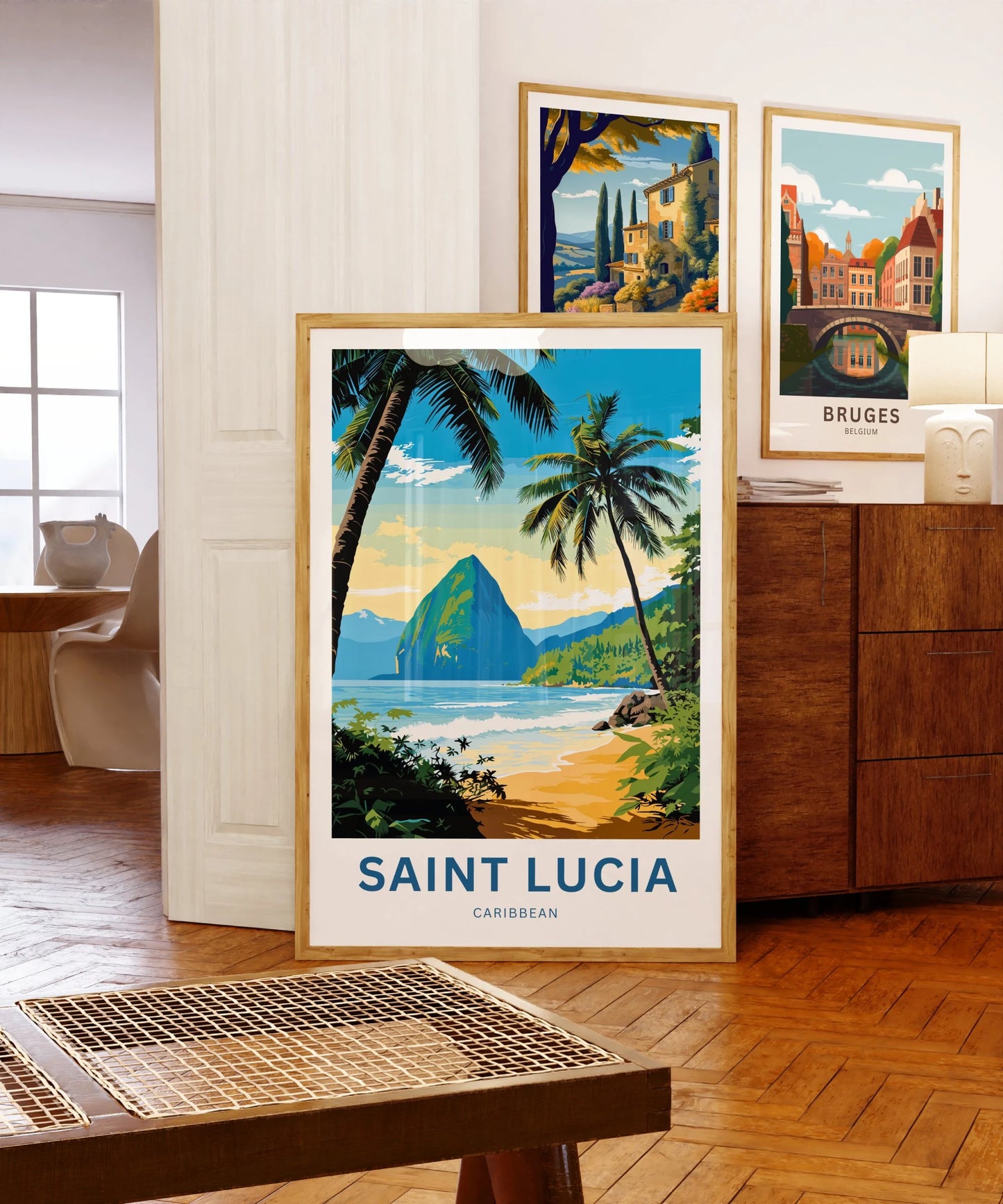 St. Lucia Travel Poster