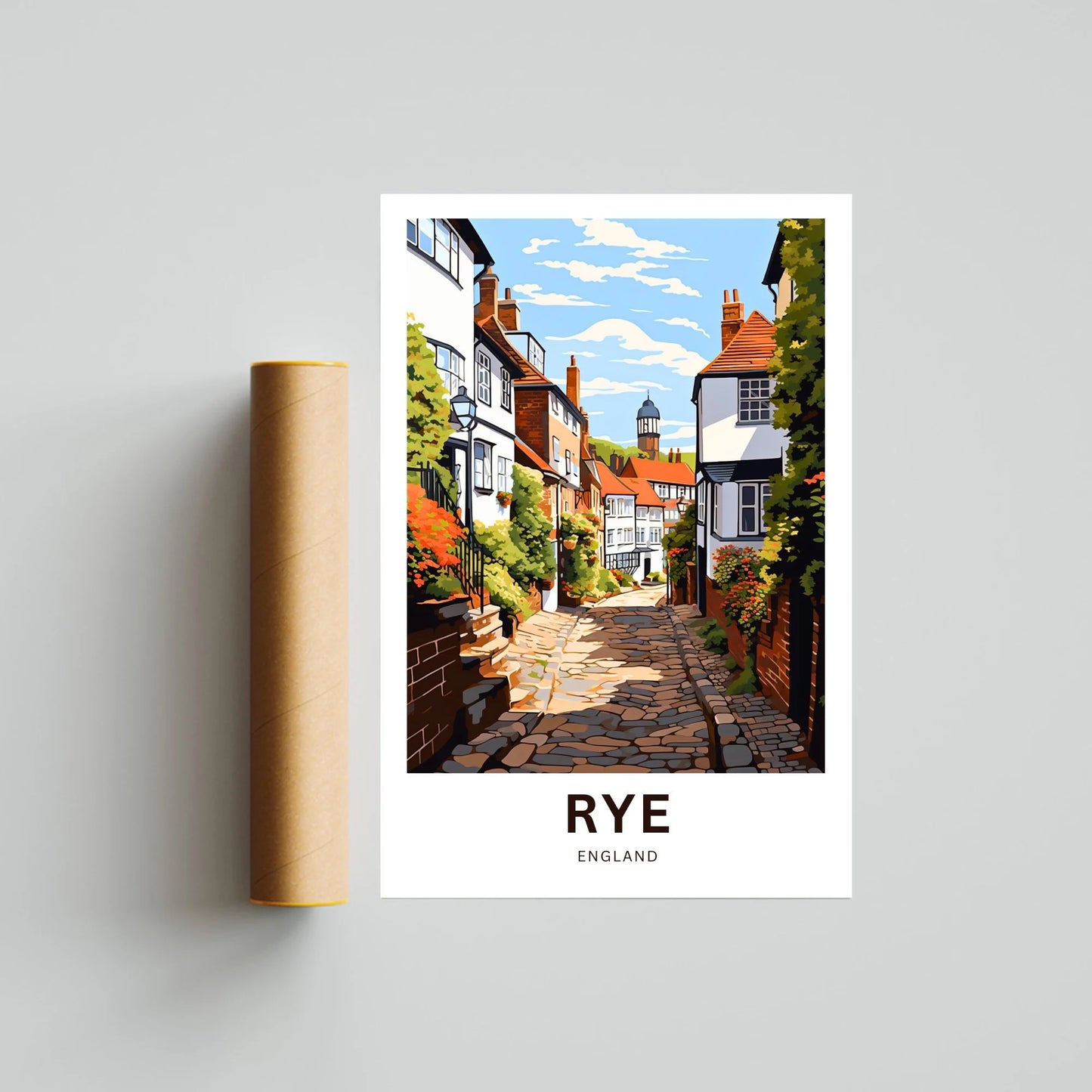 Rye Travel Poster