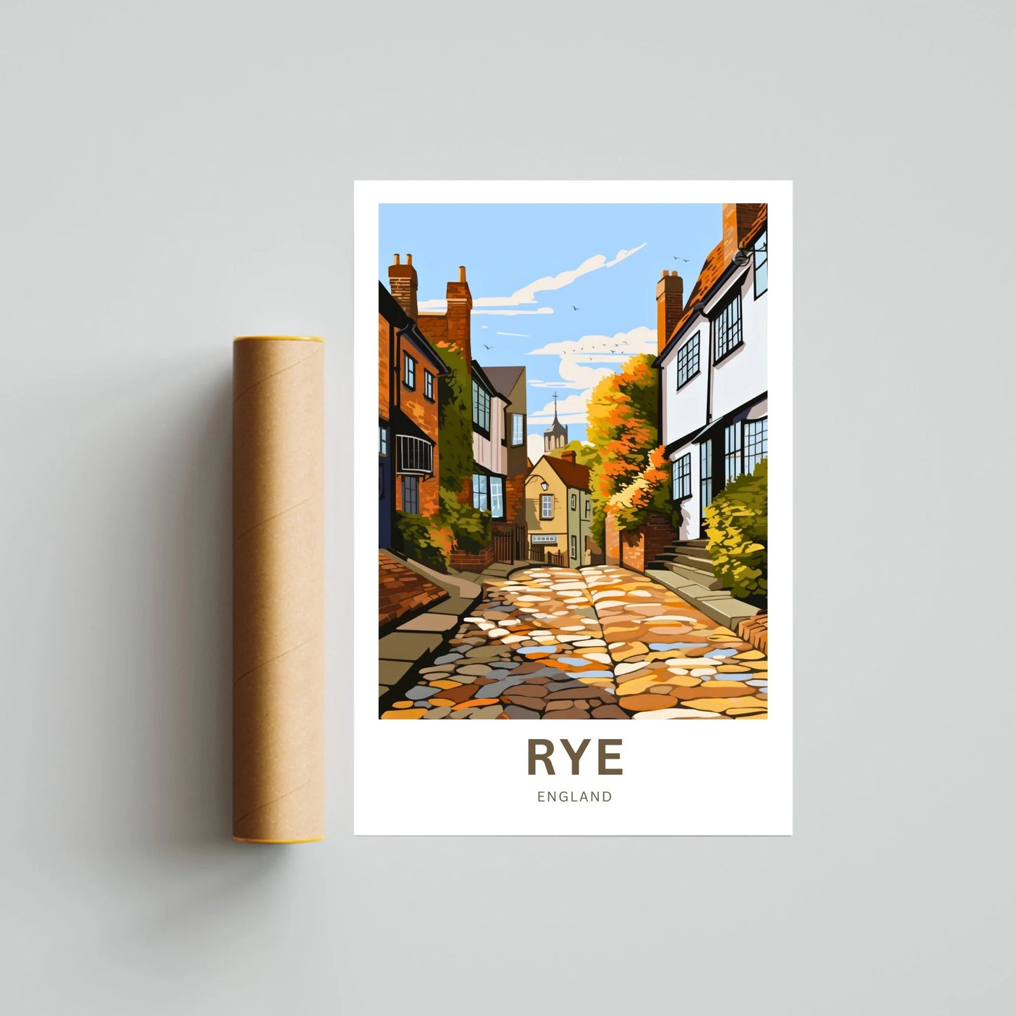 Rye Travel Poster