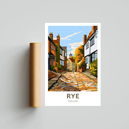 Rye Travel Poster