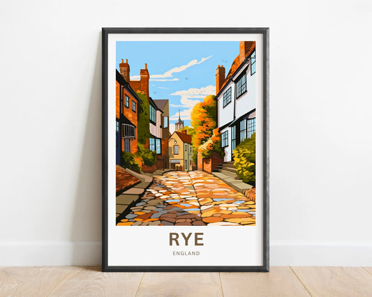 Rye Travel Poster