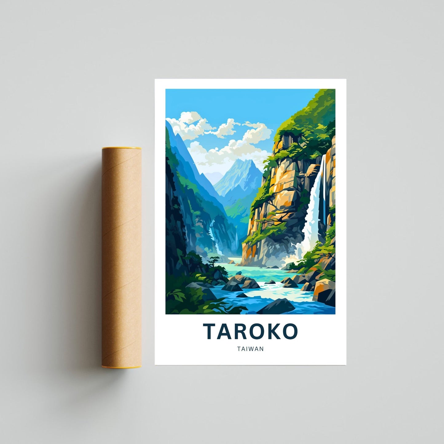 Taroko Travel Poster