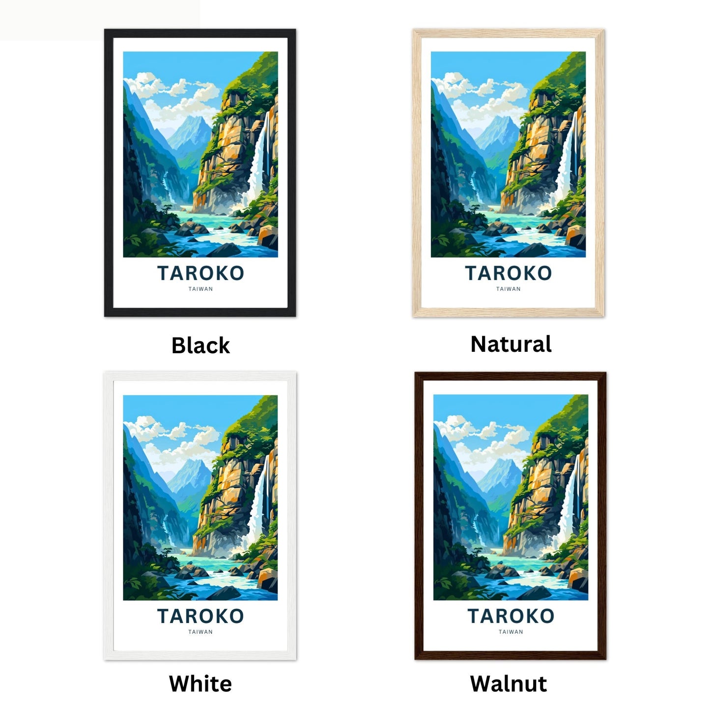 Taroko Travel Poster