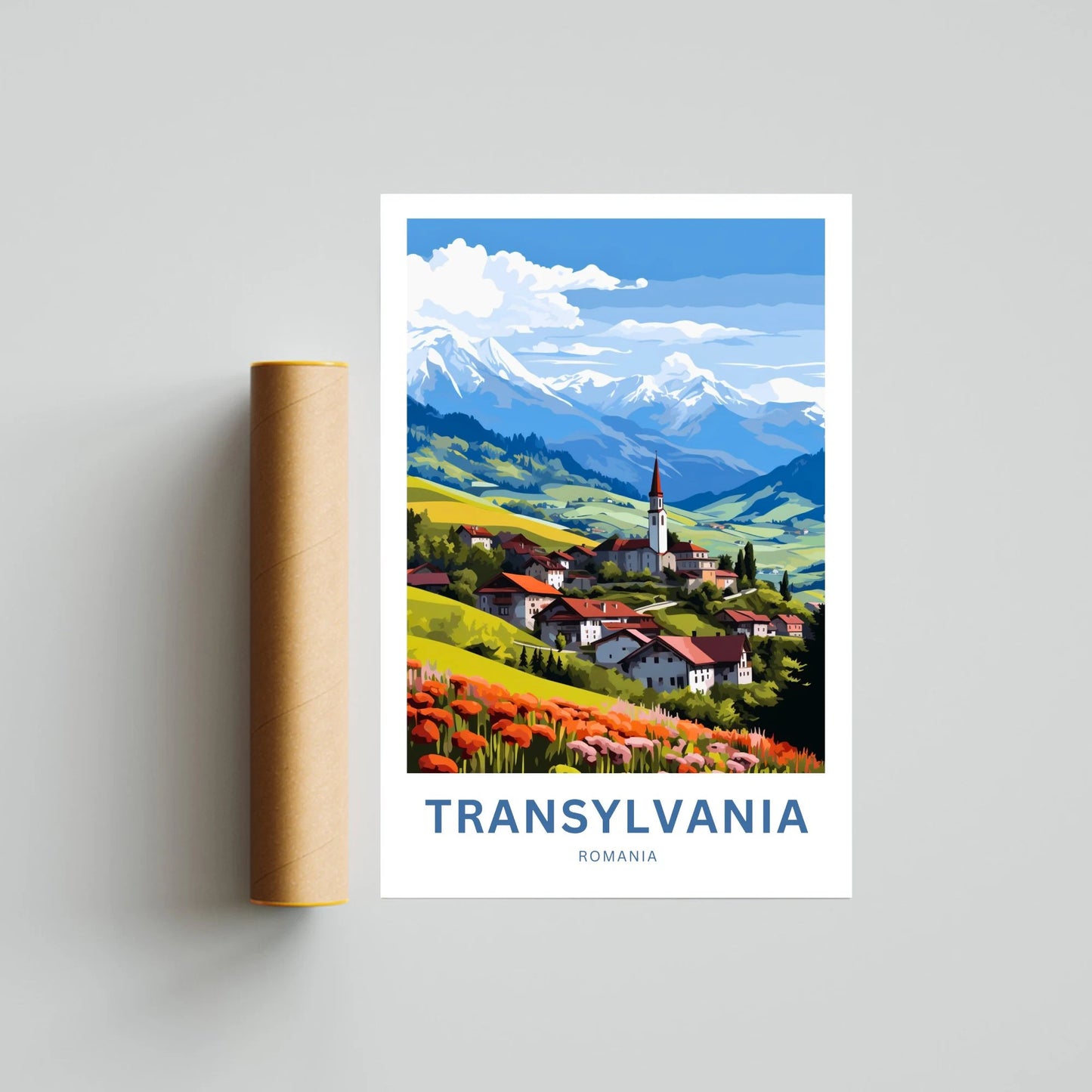 Transylvania Travel Poster