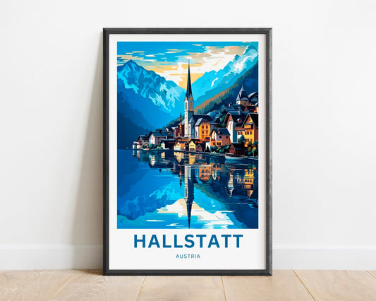 Hallstatt Travel Poster