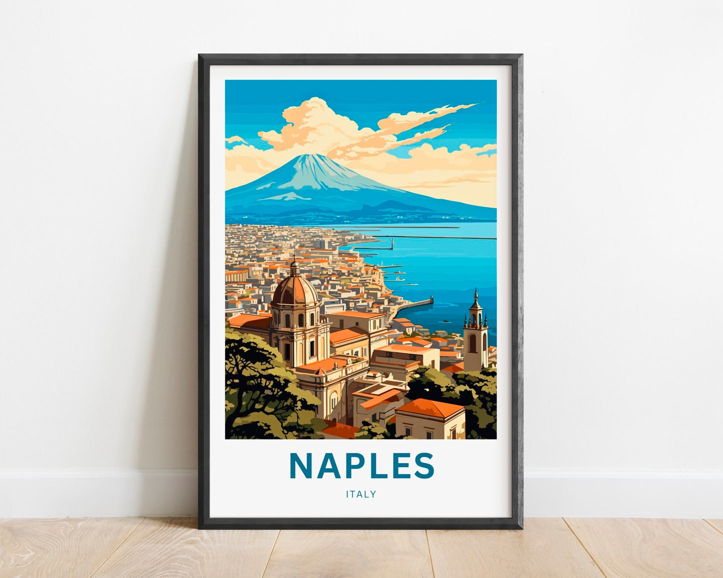 Naples Travel Poster