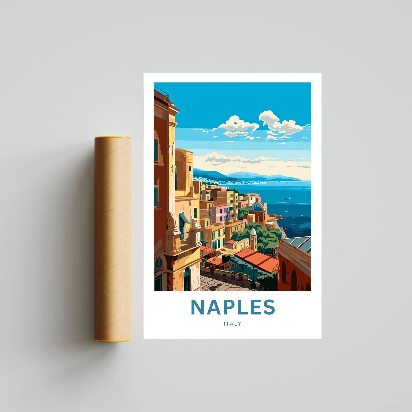 Naples Travel Poster