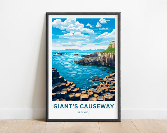 Giant's Causeway Travel Poster