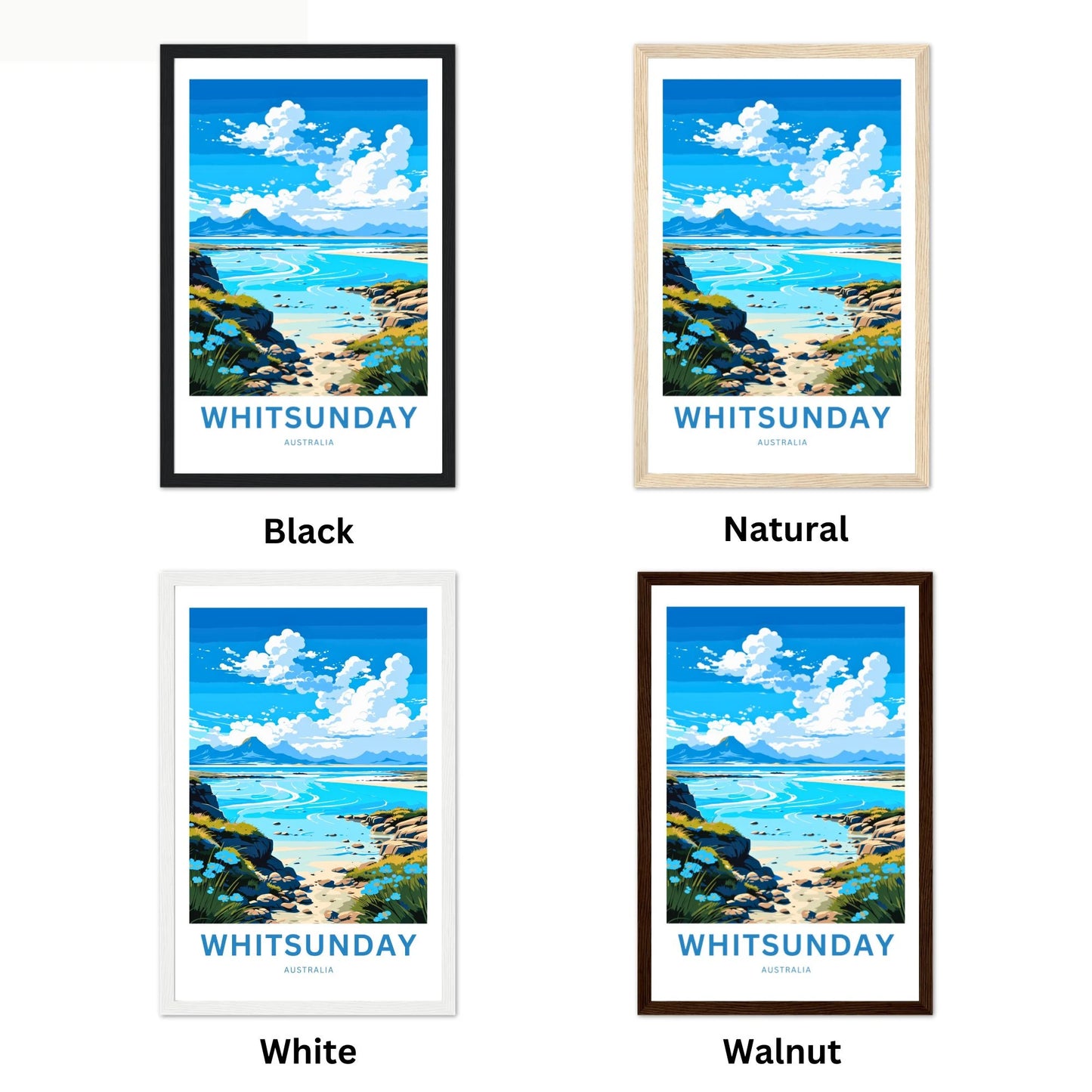 Whitsunday Travel Poster