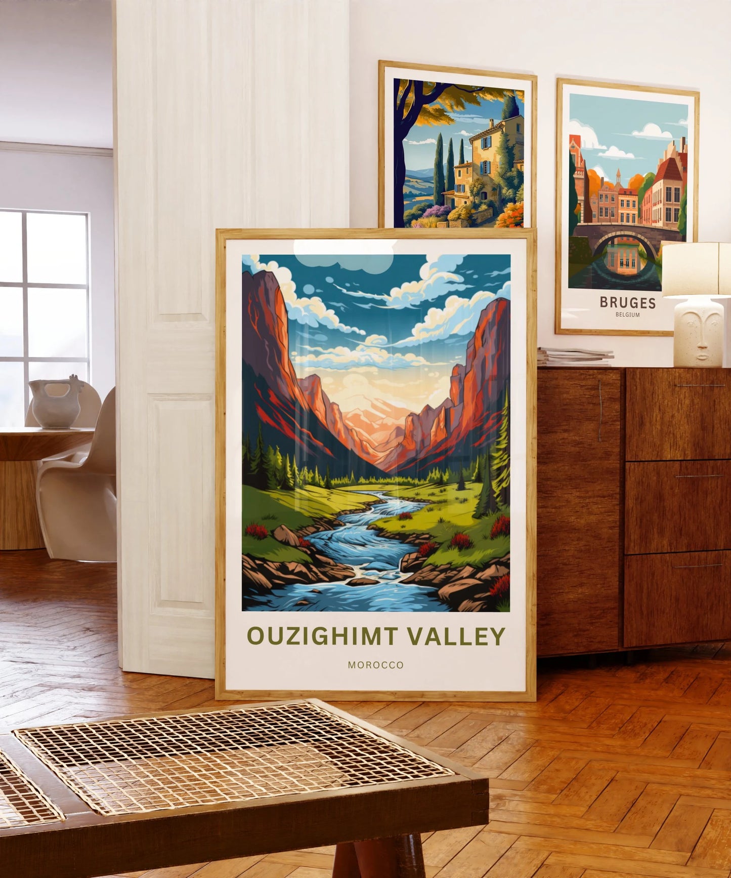 Ouzighimt Valley Travel Poster