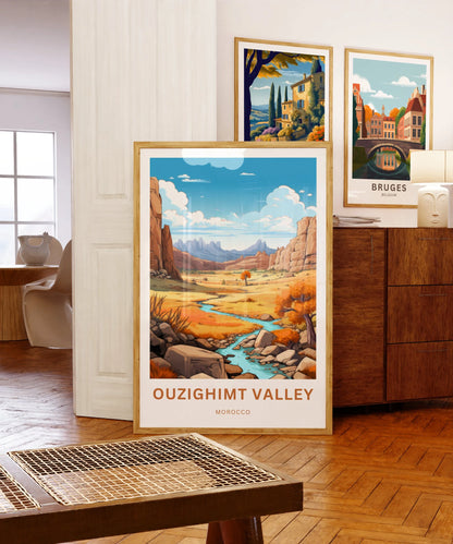 Ouzighimt Valley Travel Poster