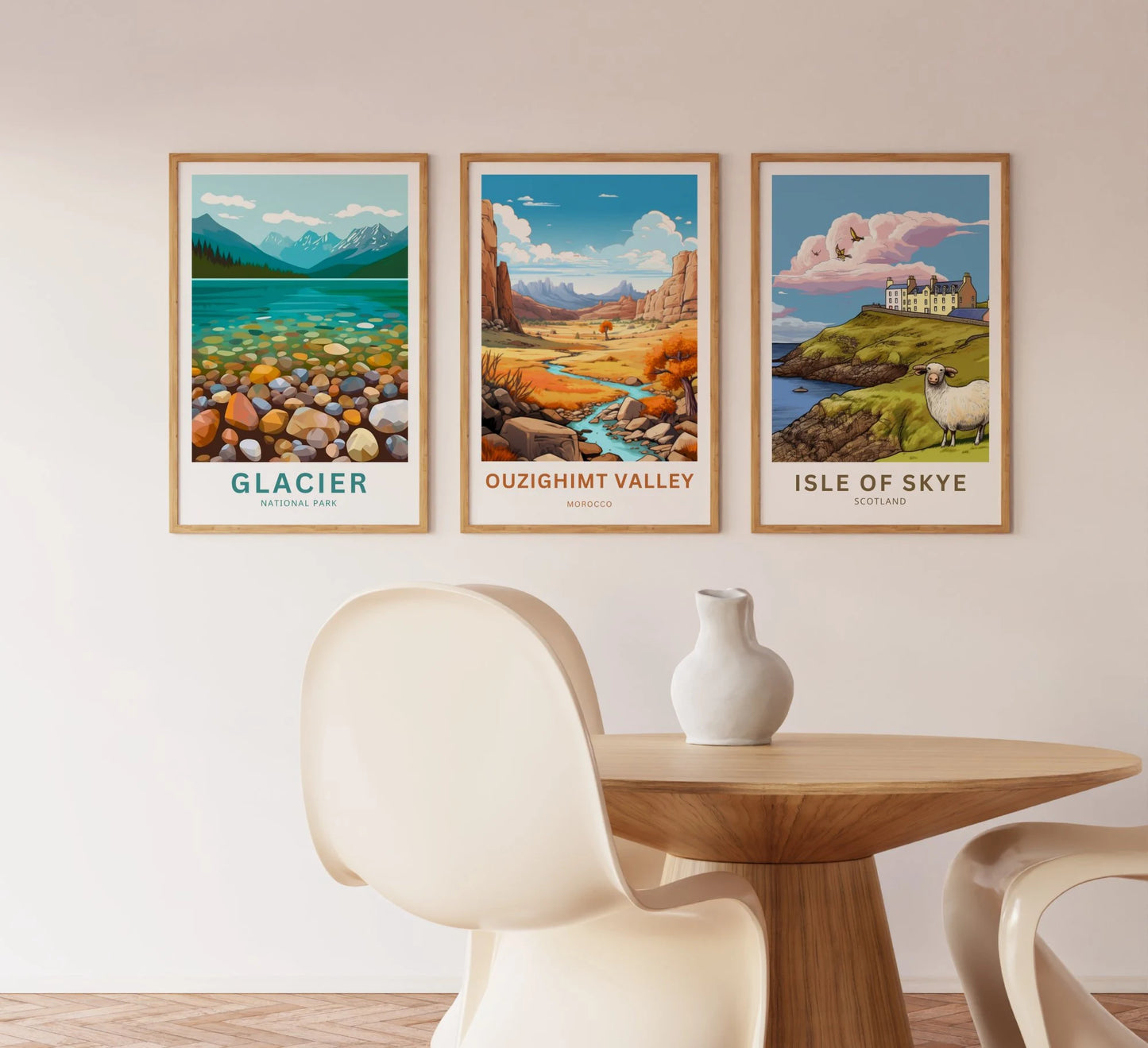 Ouzighimt Valley Travel Poster