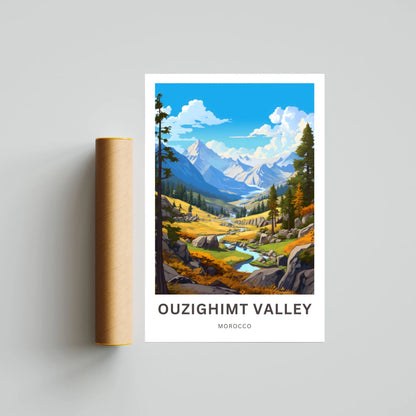 Ouzighimt Valley Travel Poster