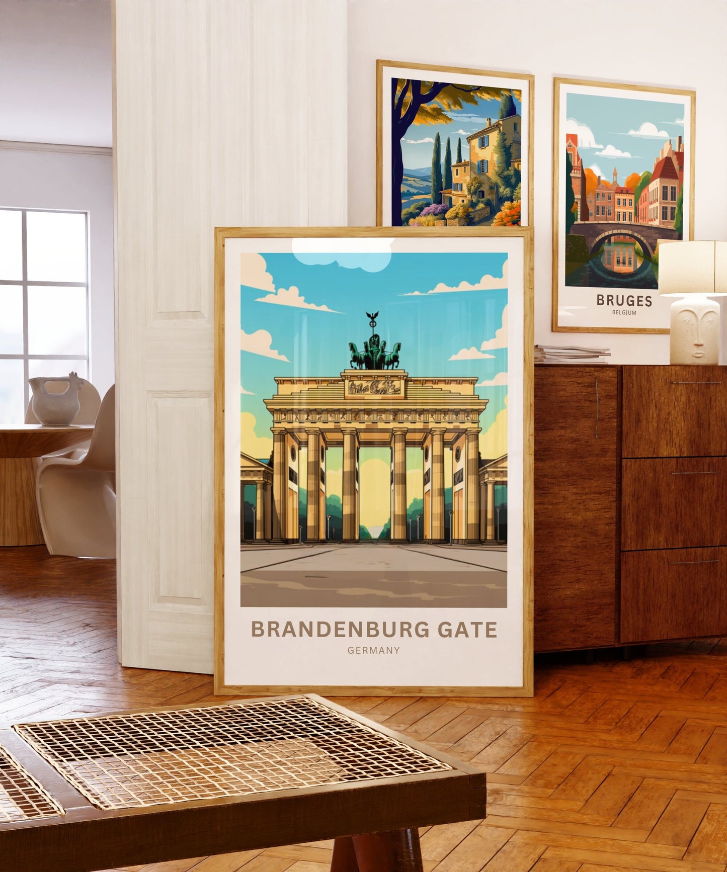 Brandenburg Gate Travel Poster