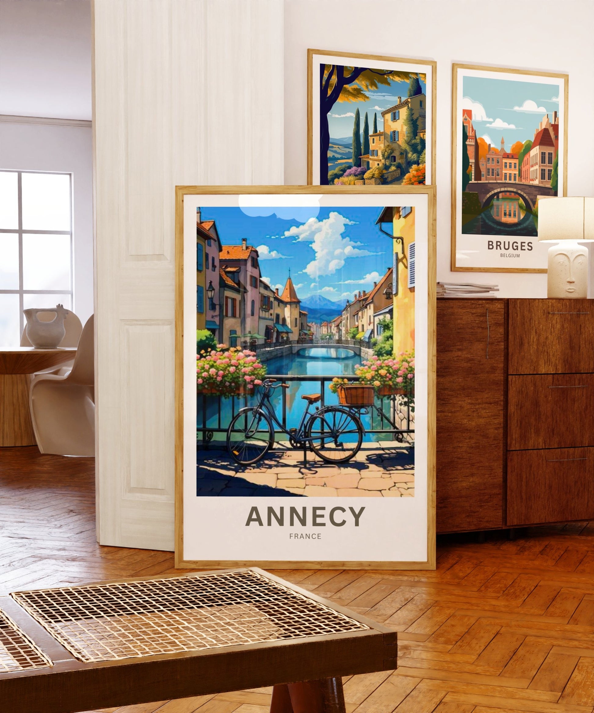 Annecy Travel Print - Annecy poster, France Wall Art, Framed present, Gift France Present - TravelTreasureCo