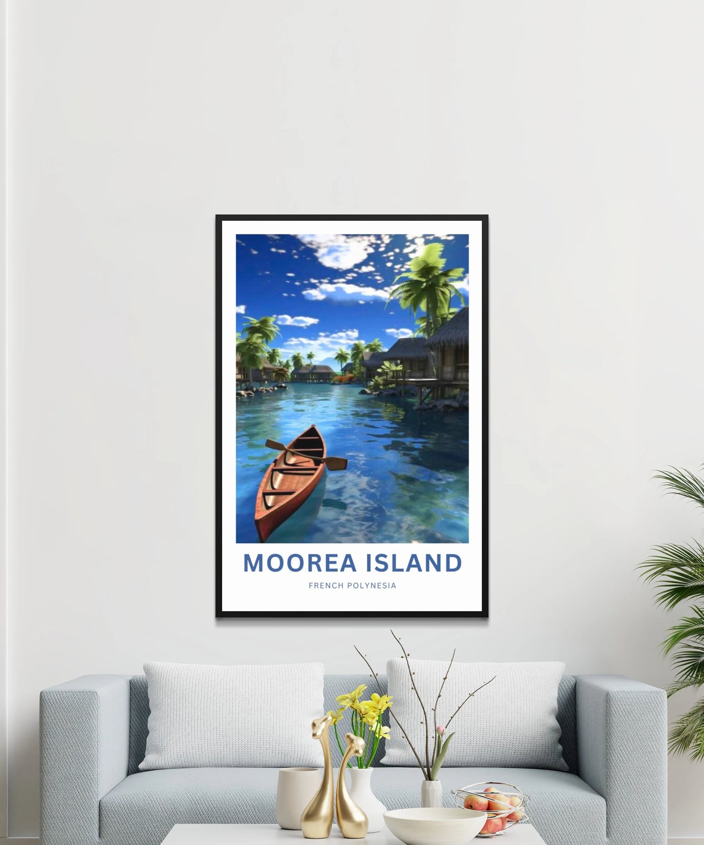 Moorea Island Travel Poster