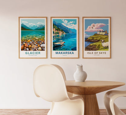 Makarska Travel Poster