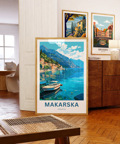 Makarska Travel Poster