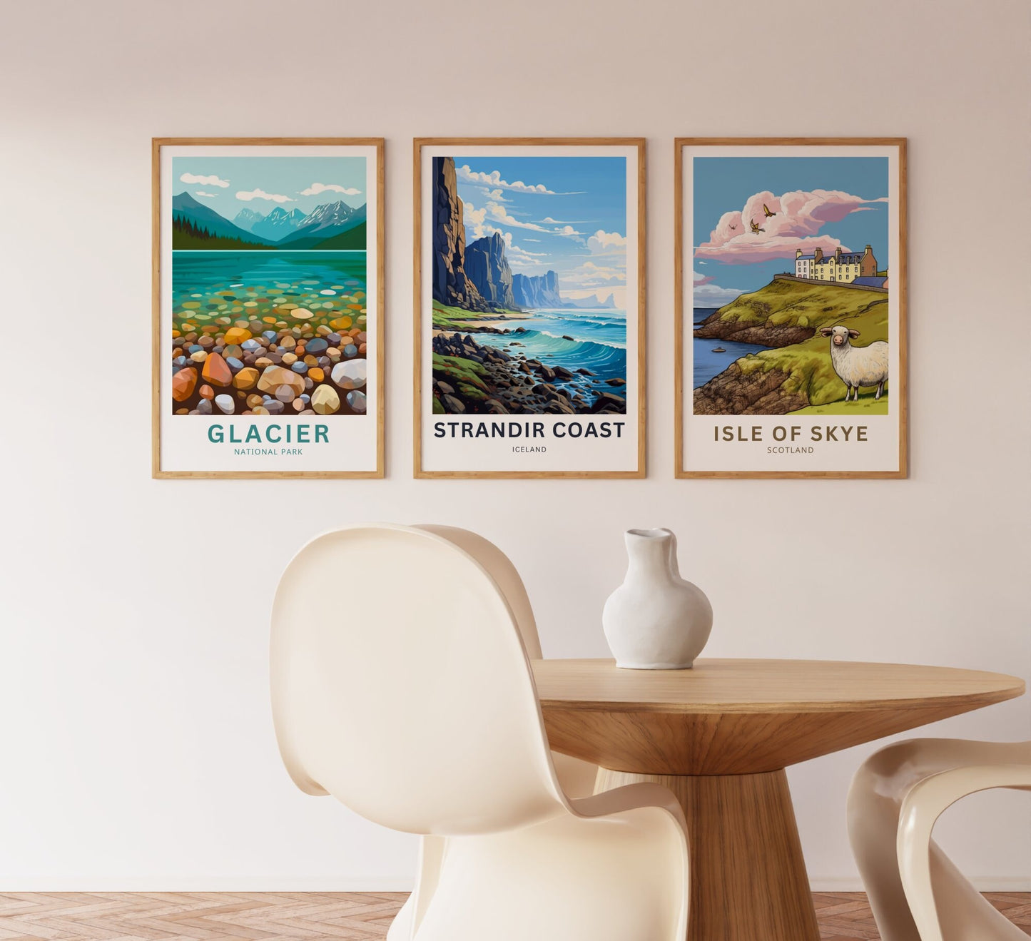 Strandir Coast Travel Poster