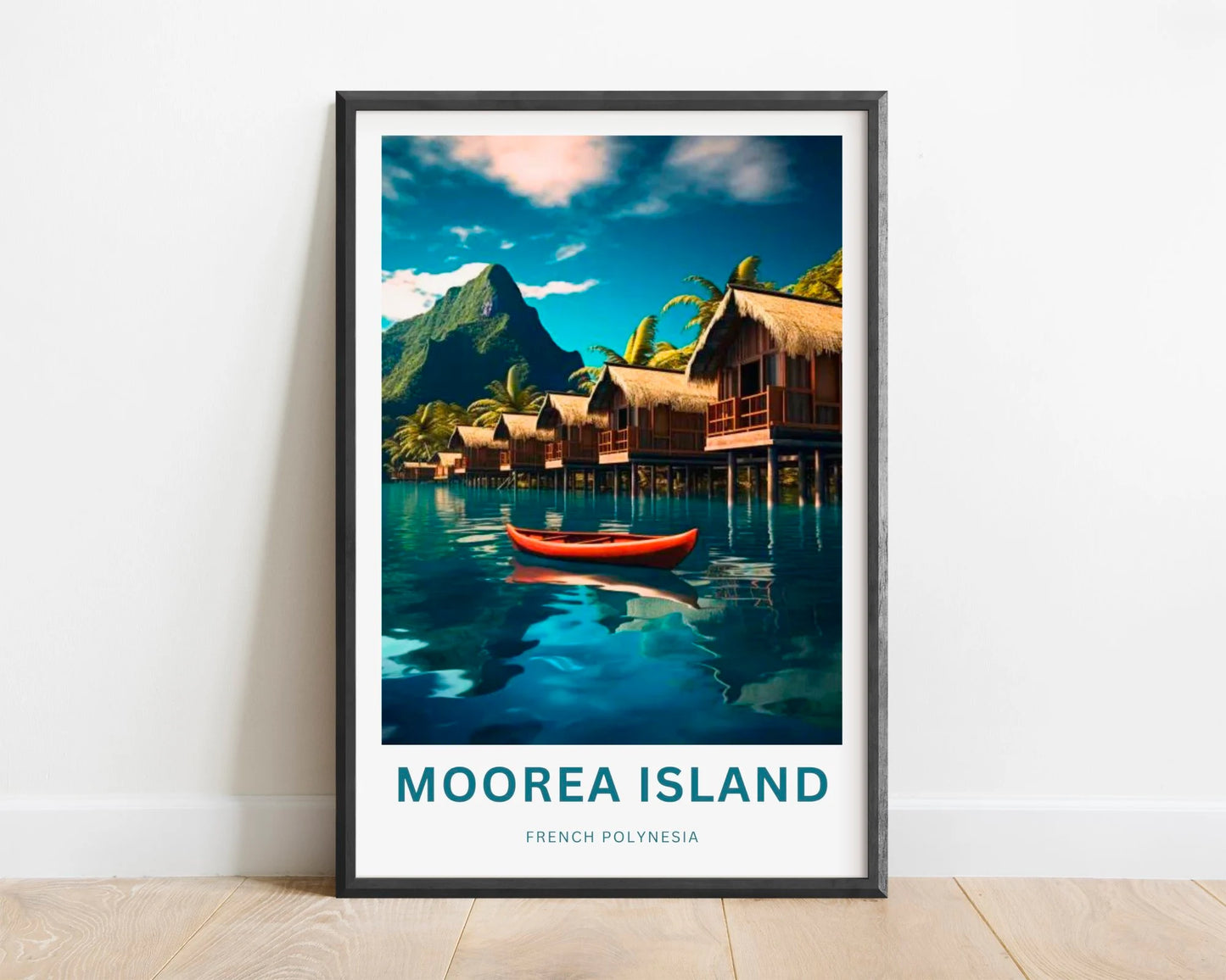 Moorea Island Travel Poster