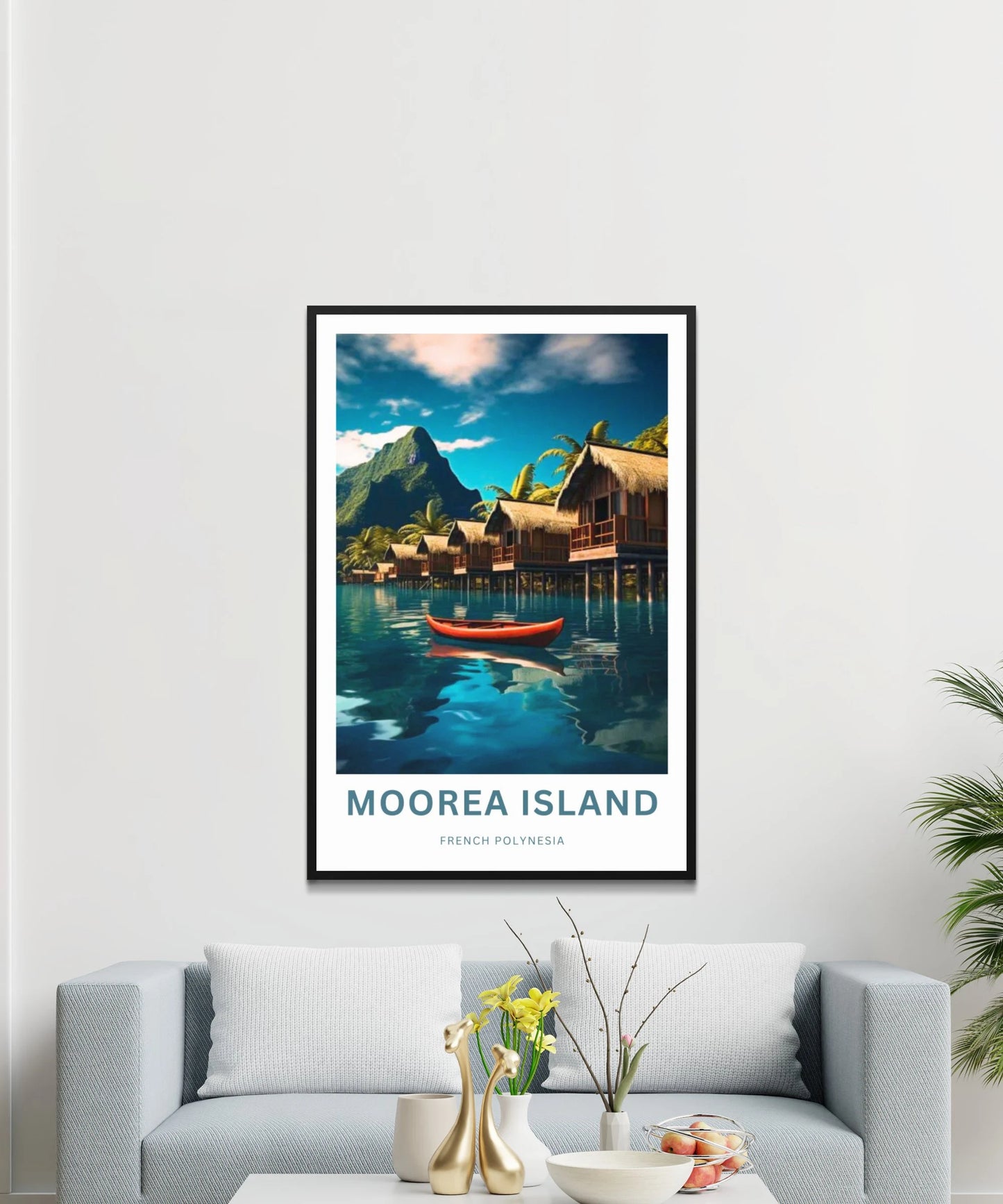 Moorea Island Travel Poster